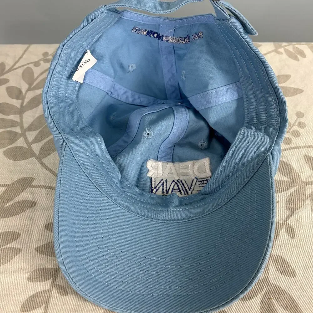 Dear Evan Hansen Broadway Hat Blue Back On Stage 2021 Adjustable Cap